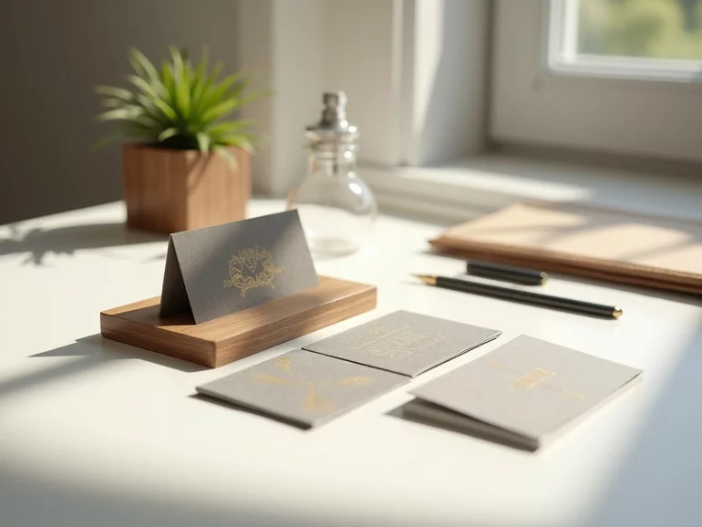 enhancing business cards with creative print finishes