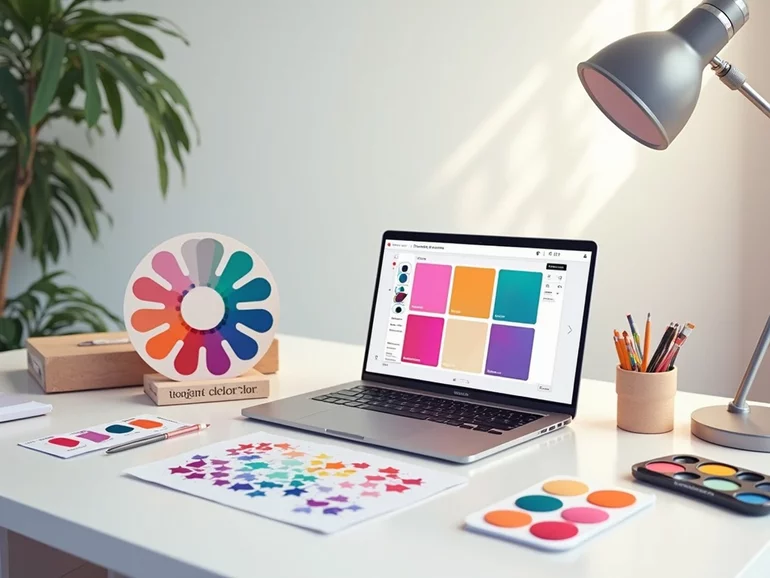 the art of pairing colors in graphic design projects