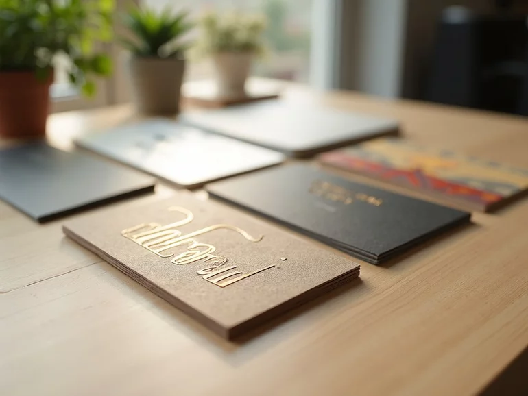 unique print finishing ideas for premium business cards